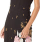 Free People Women's Get To You Floral Maxi Sundress Black Size X-Small