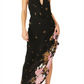 Free People Women's Get To You Floral Maxi Sundress Black Size Medium