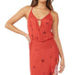 Free People Women's Get To You Floral Maxi Sundress Red Size X-Large