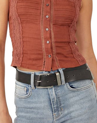 Free People Women's Maggie Lace Tank Brown Size X-Small