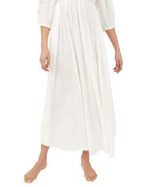 Free People Women's Wedgewood Maxi Dress White Size Small