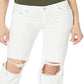 Free People Women'se Maggie Mid Rise Straight Leg White Size 26
