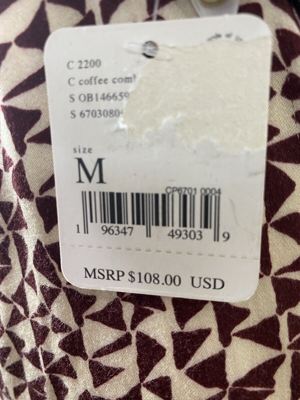 Free People Kai Print Minidress - Coffee Combo, Size Medium