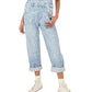 Free People Women's Ziggy Denim Overalls Blue Size Small