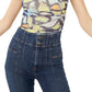 Free People Women's Avenue Print Tank Top Green Size Small