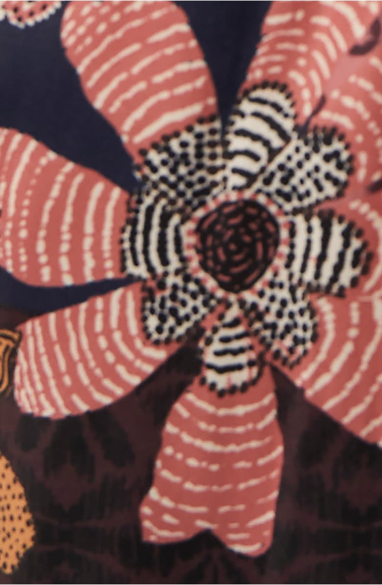 Free People Tied to You Print Surplice Tank in Lemonade Combo Size Small