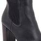 Kenneth Cole Women's Junne Lug Sole Bootie Black Size 8.5