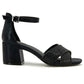 Kenneth Cole Reaction Women's Mix X Band Dress Black Size 6.5
