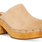 Steve Madden Women's Studded Platform Rhinestones Clogs Brown Size 9 M