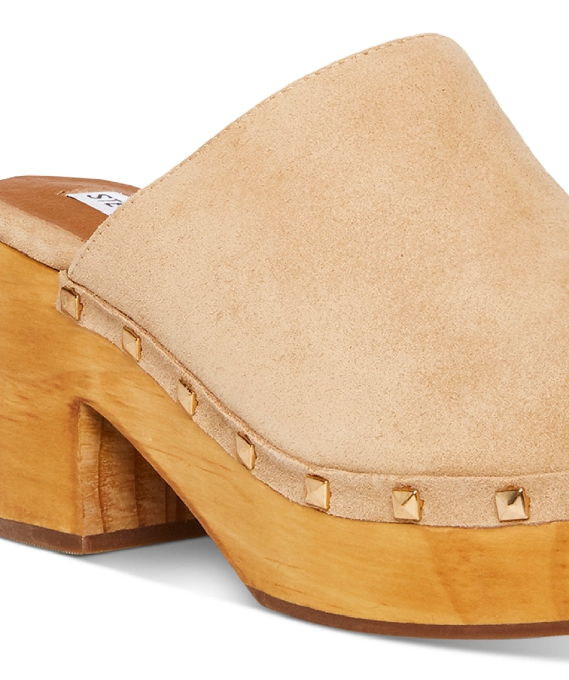 Steve Madden Women's Studded Platform Rhinestones Clogs Brown Size 9 M