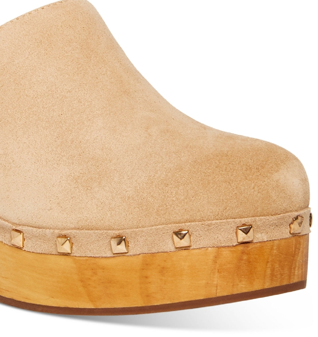 Steve Madden Women's Studded Platform Rhinestones Clogs Brown Size 9 M