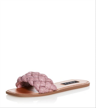 Aqua Women's Slip On Sandals White Size 8 M