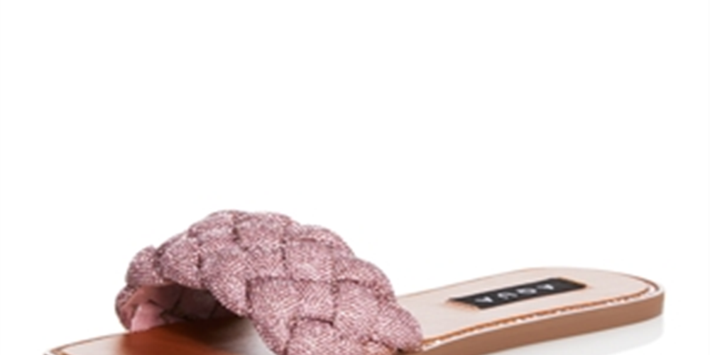 Aqua Women's Slip On Sandals White Size 8 M