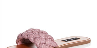 Aqua Women's Slip On Sandals White Size 8 M