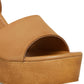 Steve Madden Women's Welsh Wedge Sandals Brown Size 8 M