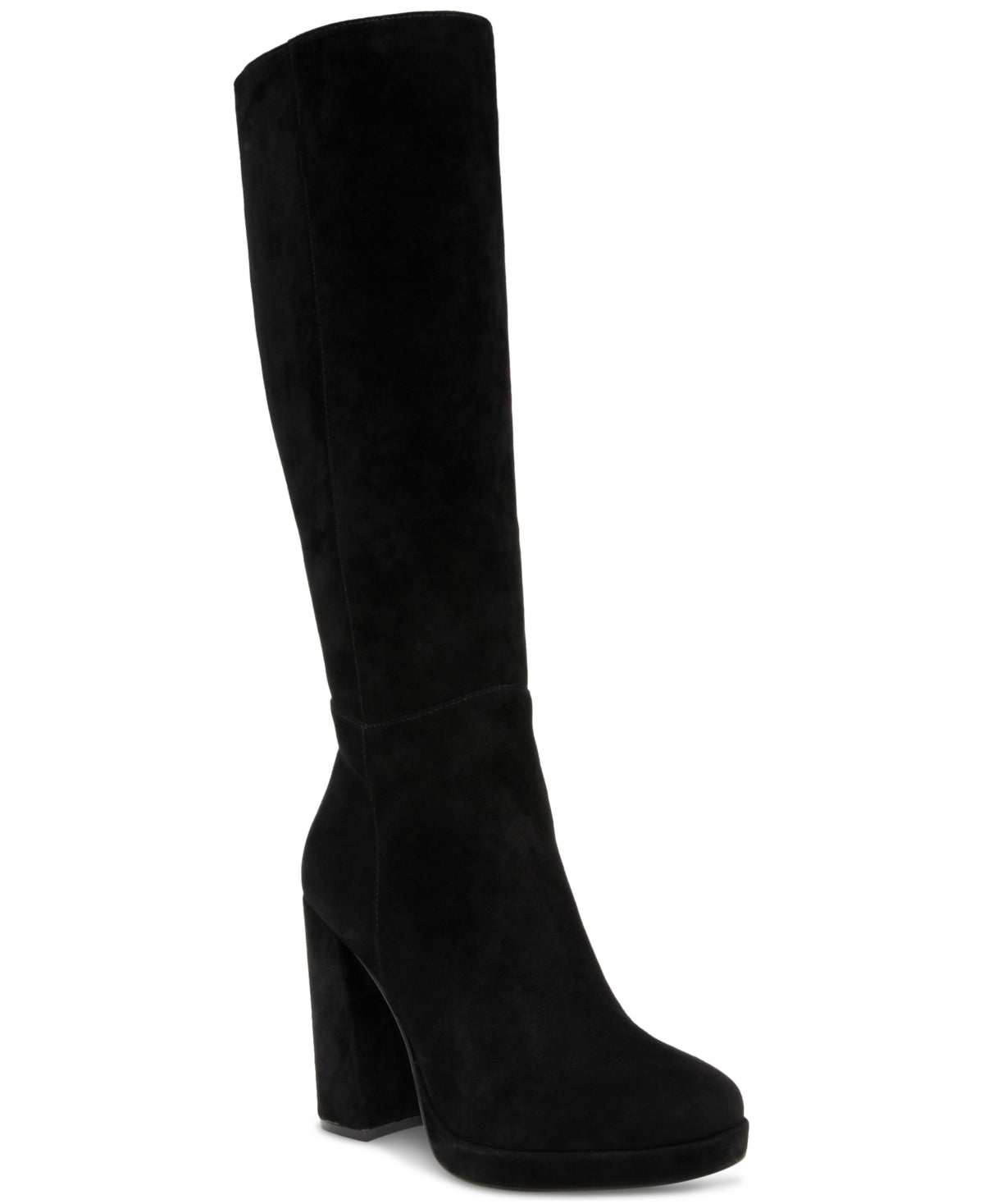 Steve Madden Women's Marcello Block Heel Boot Black Size 8 M