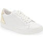 Steve Madden Ravia Sneaker in White/Silver White Size 7