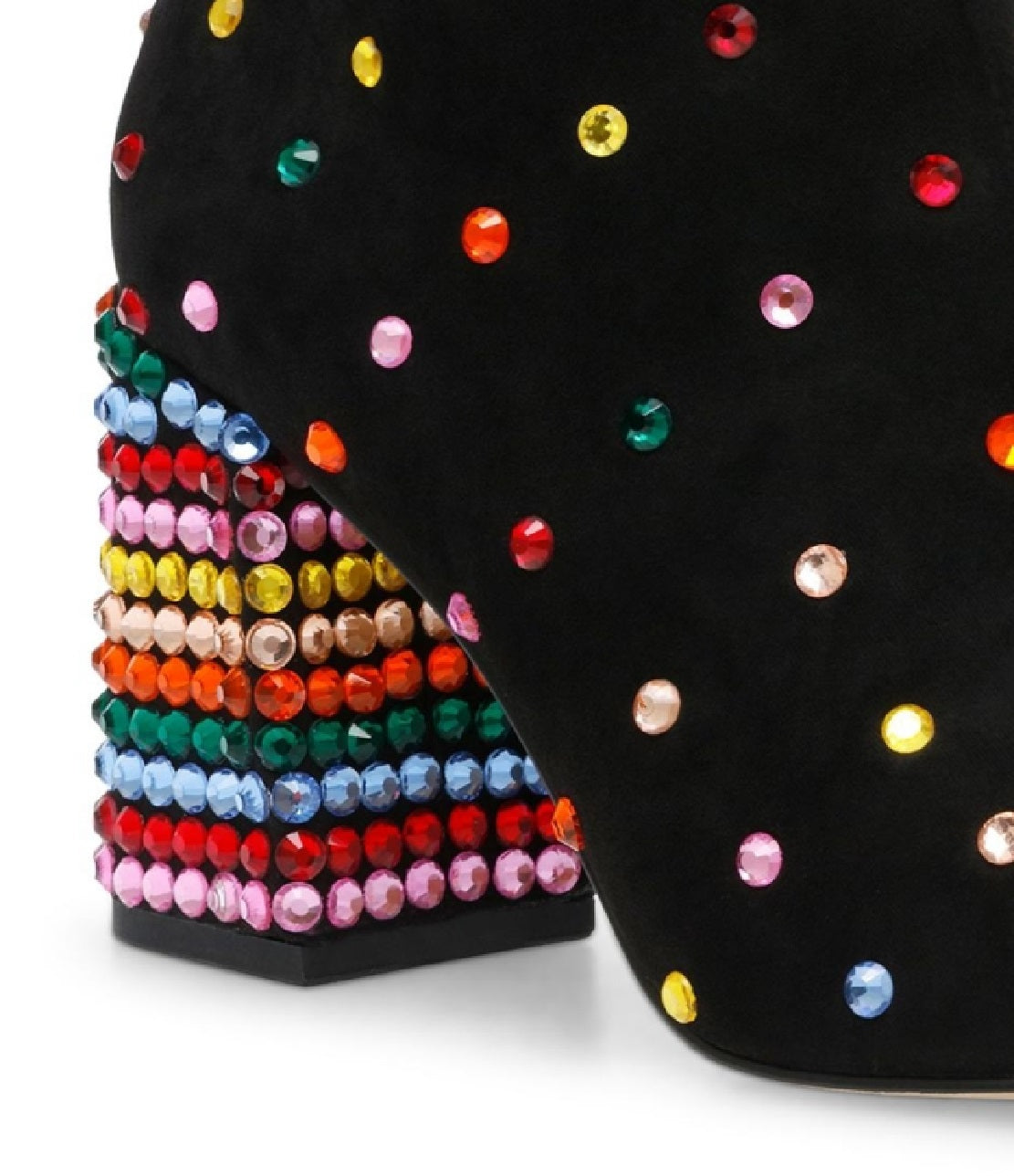 Betsey Johnson Women's Kaydence Block Heel Ankle Booties Black Size 7 M