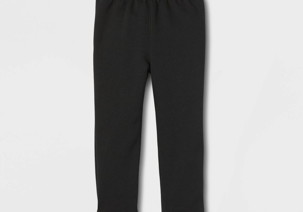 Cat & Jack Toddler Boys' Fleece Pull-On Pants Black Size 2T