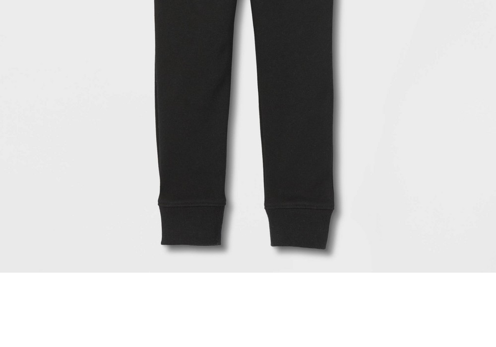 Cat & Jack Toddler Boys' Fleece Pull-On Pants Black Size 2T