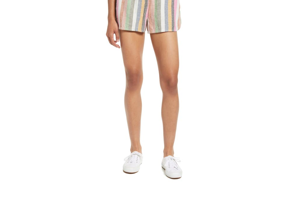 Marine Layer Women's Bold Stripe Beach Shorts Size X-Small