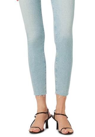 Hudson Jeans Women's Nico Mid Rise Super Skinny Crop Jeans Blue