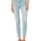Hudson Jeans Women's Nico Mid Rise Super Skinny Crop Jeans Blue