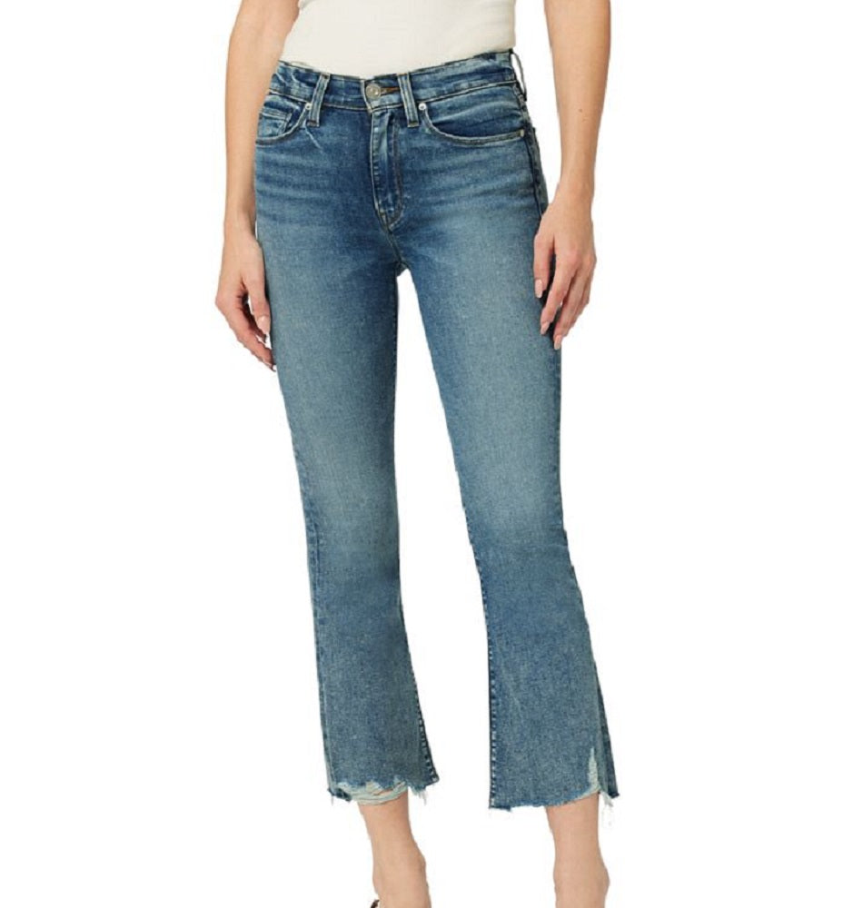 Hudson Jeans Women's Barbara High Waist Bootcut Crop Jeans Blue Size 31
