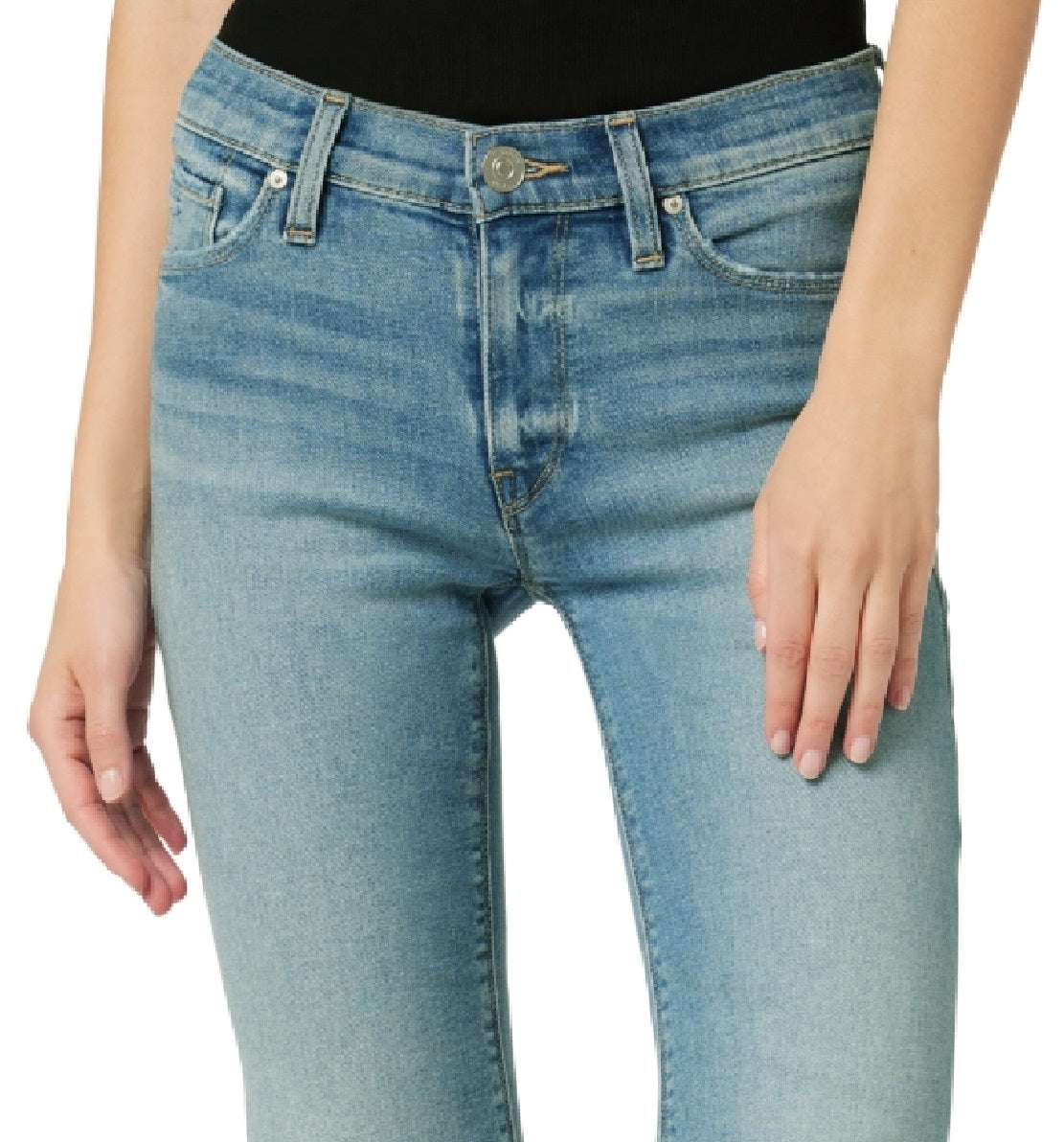 Hudson Jeans Women's Amelia Cutoff Denim Knee Shorts Blue Size 26