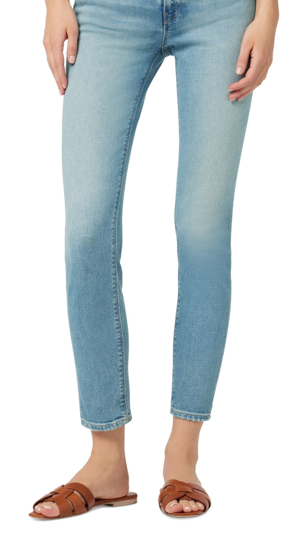 Hudson Jeans Women's Barbara High Rise Super Skinny Jeans Blue Size 28