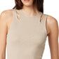 Hudson Jeans Women's Cutout Shoulder Tank Brown Size Small