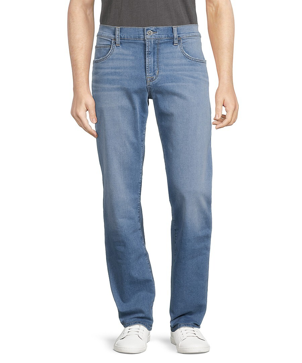 Hudson Men's Byron Slim & Straight Fit Jeans Navy Size 31