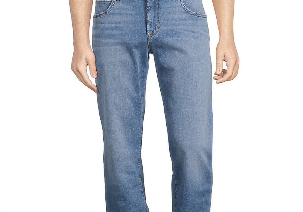 Hudson Men's Byron Slim & Straight Fit Jeans Navy Size 31