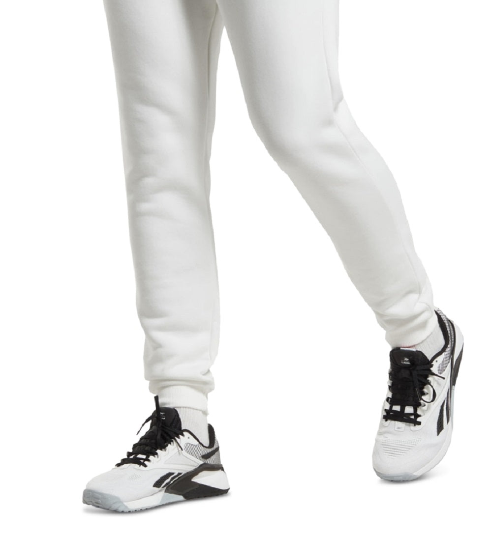 Reebok Men's Identity Classic Fit Fleece Joggers White Size X-Large