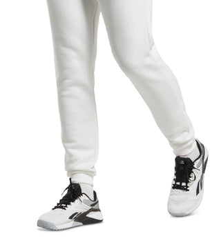 Reebok Men's Identity Classic Fit Fleece Joggers White Size X-Large