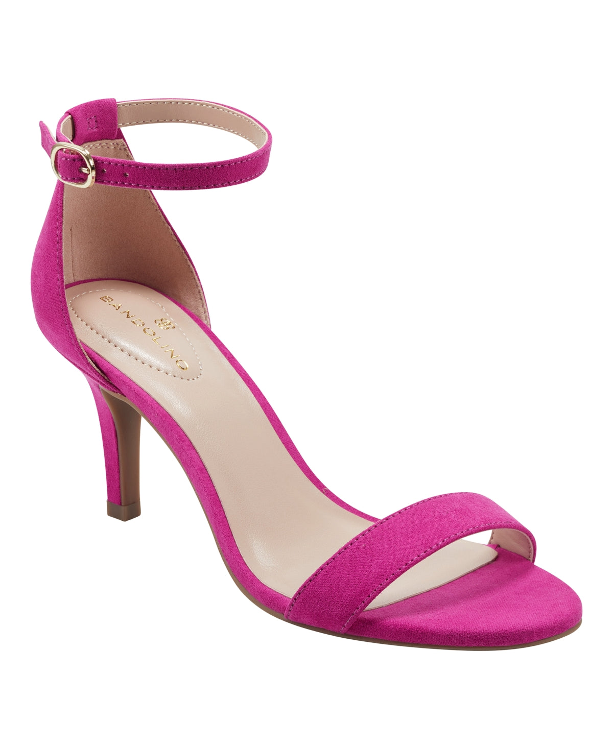 Bandolino Women's Madia Ankle Strap Sandal Pink Size 8.5 M