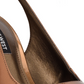 Nine West Women's Feather Slingback Pump Bronze Size 7.5 M