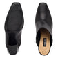 Nine West Women's Ariane Square Toe Mule Shoes Black Size 9 M