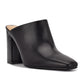 Nine West Women's Ariane Square Toe Mule Shoes Black Size 9 M