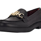 Tommy Hilfiger Women's Moc Toe Loafer Black Size 11 M
