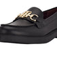 Tommy Hilfiger Women's Moc Toe Loafer Black Size 11 M