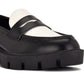Nine West Women's Maibel Platform Penny Loafer Black Size 6.5 M