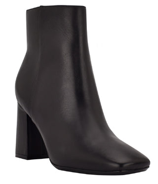 Calvin Klein Women's Izial Square Toe Bootie Black Size 7 M