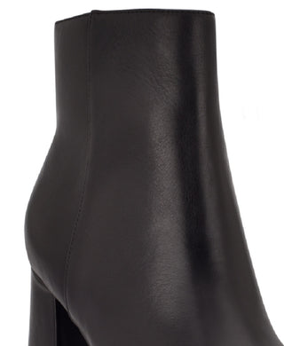 Calvin Klein Women's Izial Square Toe Bootie Black Size 7 M