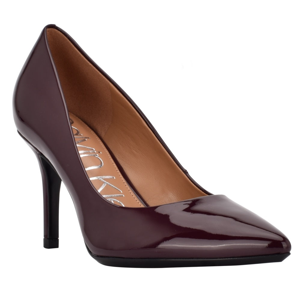 Calvin Klein Women's Gayle Pointed Toe Pump Red Size 7.5 M