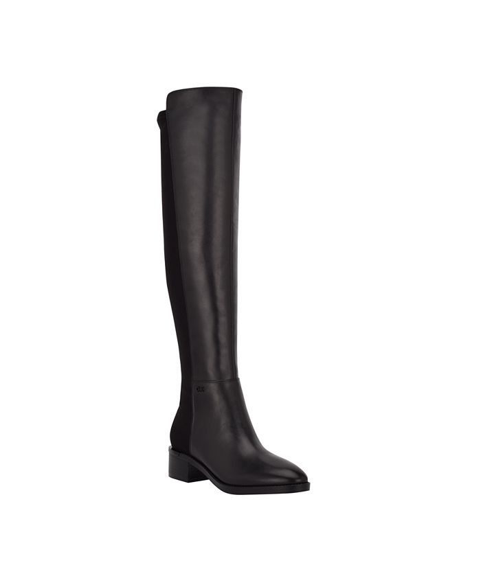 Calvin Klein Women's Deedee Over The Knee Boots Shoes Black Size 9 M