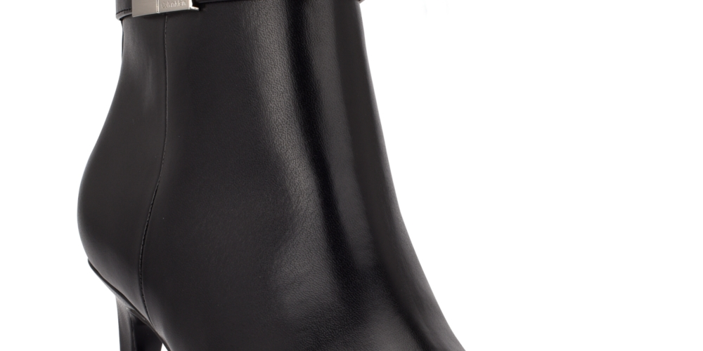 Calvin Klein Women's Sarity Pointy Toe Dress Booties Shoes Black Size 6.5