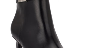 Calvin Klein Women's Sarity Pointy Toe Dress Booties Shoes Black Size 6.5