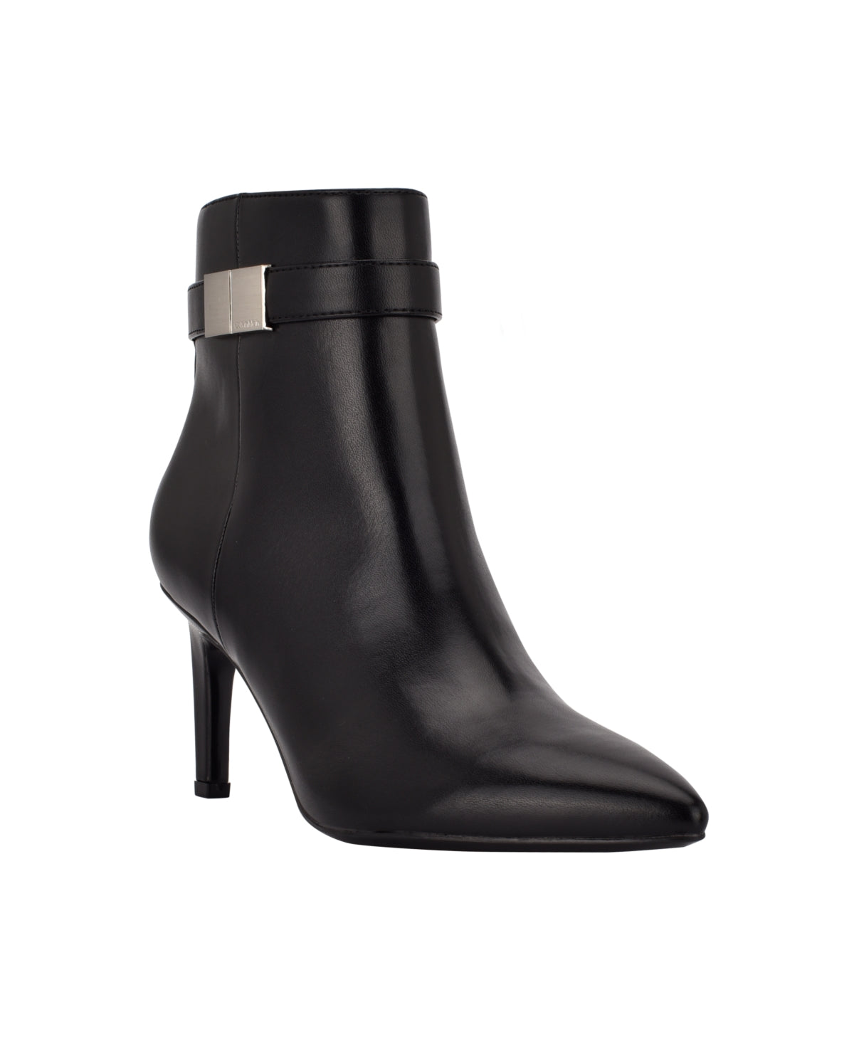 Calvin Klein Women's Sarity Pointy Toe Dress Booties Shoes Black Size 6.5
