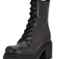 Nine West Women's Juna Combat Boot Black Size 5 M